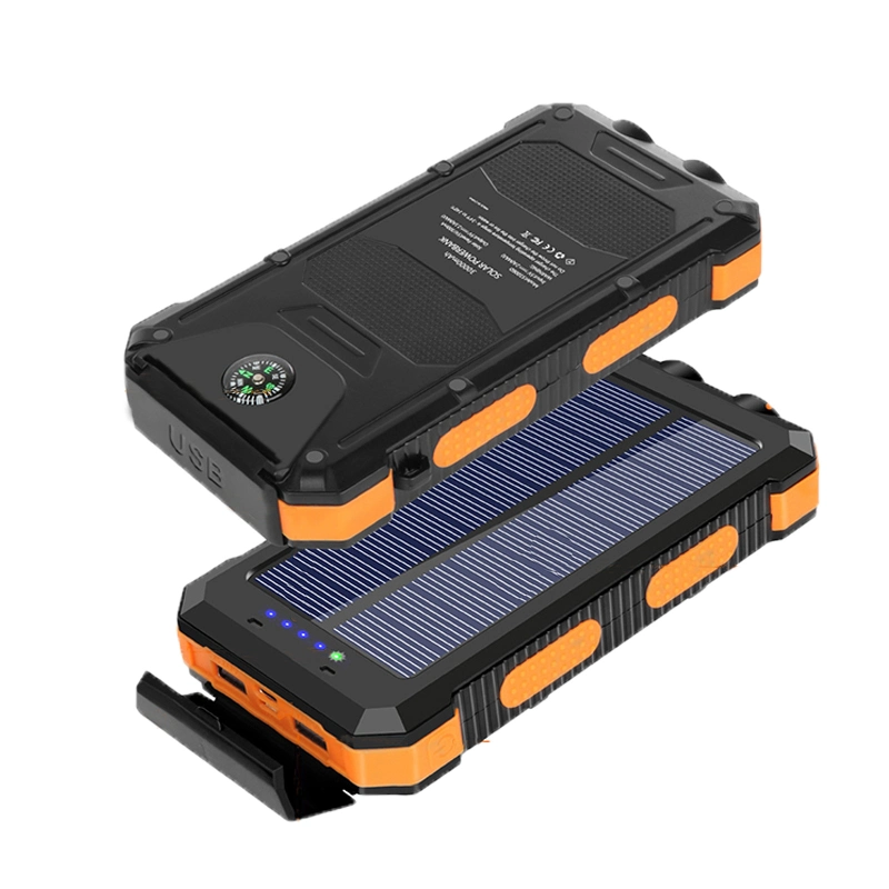 10000mAh 20000mAh 30000mAh Camping Emergency Home Portable Solar Power Bank Powerbank